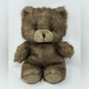 Vintage 1982 America Wego Sable 12" Bear Plush Stuffed Animal I0